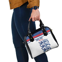 England Three Lions Shoulder Handbag Vintage Stripe Football Fan