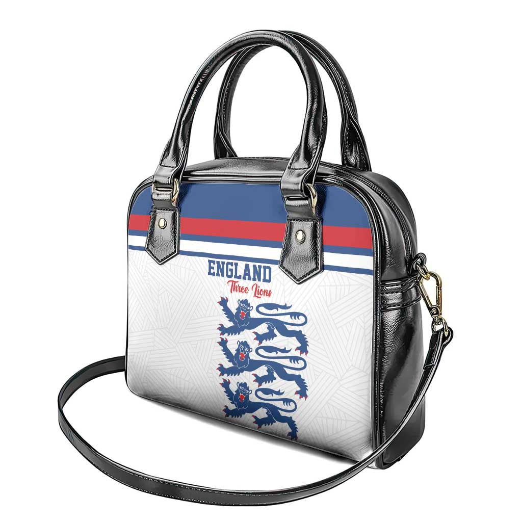 England Three Lions Shoulder Handbag Vintage Stripe Football Fan