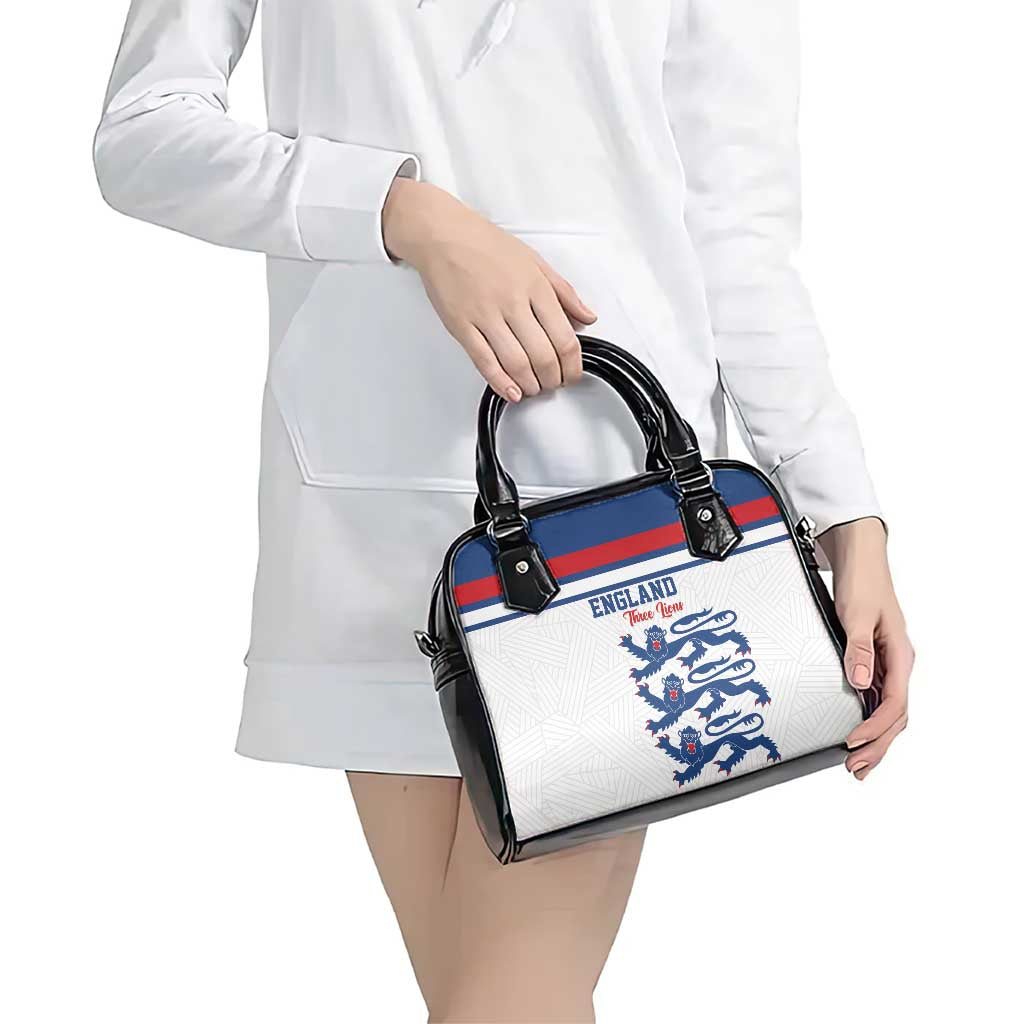 England Three Lions Shoulder Handbag Vintage Stripe Football Fan