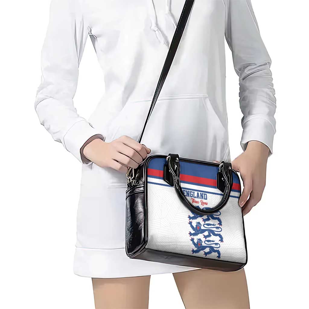 England Three Lions Shoulder Handbag Vintage Stripe Football Fan