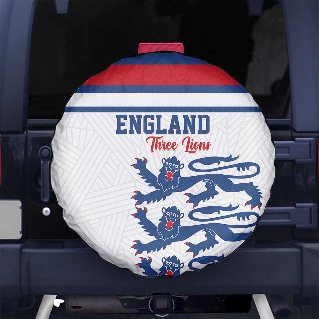 England Three Lions Spare Tire Cover Vintage Stripe Football Fan