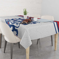 England Three Lions Tablecloth Vintage Stripe Football Fan