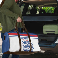 England Three Lions Travel Bag Vintage Stripe Football Fan