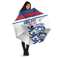 England Three Lions Umbrella Vintage Stripe Football Fan