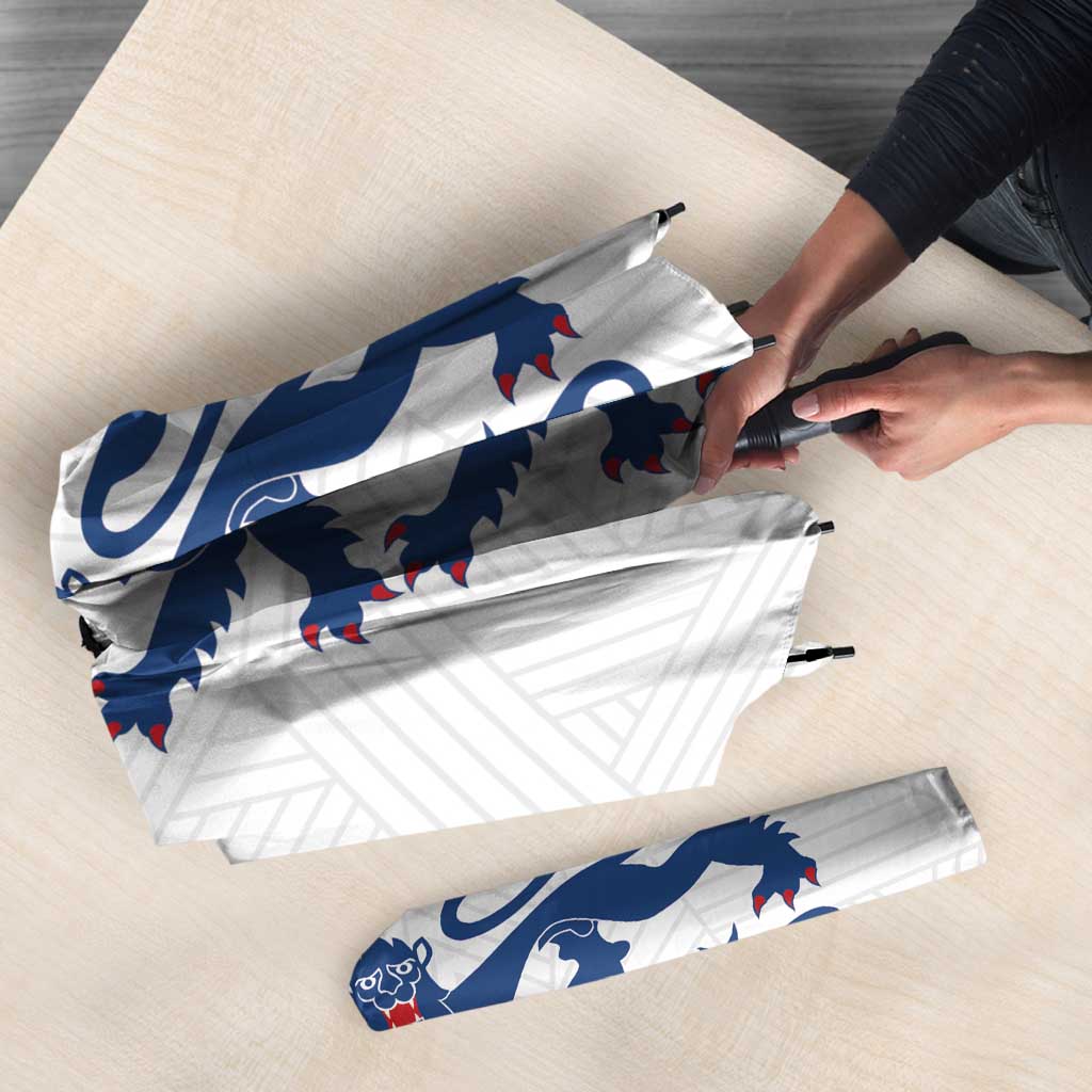 England Three Lions Umbrella Vintage Stripe Football Fan