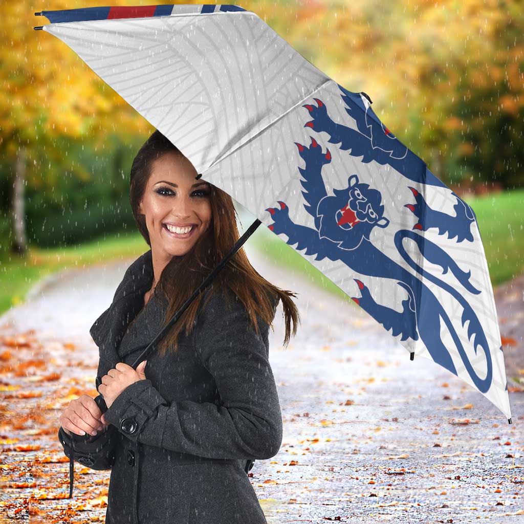 England Three Lions Umbrella Vintage Stripe Football Fan