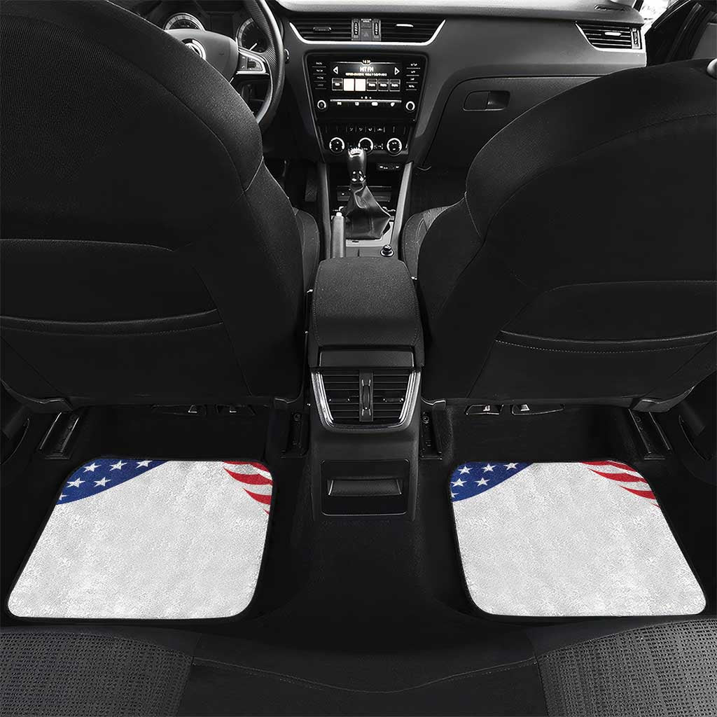 Scottish American Heritage Month Car Mats Thistle And American Eagle