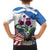 Scottish American Heritage Month Family Matching Off Shoulder Maxi Dress and Hawaiian Shirt Thistle And American Eagle