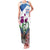 Scottish American Heritage Month Family Matching Tank Maxi Dress and Hawaiian Shirt Thistle And American Eagle