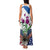 Scottish American Heritage Month Family Matching Tank Maxi Dress and Hawaiian Shirt Thistle And American Eagle