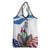 Scottish American Heritage Month Grocery Bag Thistle And American Eagle