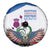 Scottish American Heritage Month Spare Tire Cover Thistle And American Eagle