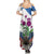 Scottish American Heritage Month Summer Maxi Dress Thistle And American Eagle