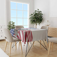 Scottish American Heritage Month Tablecloth Thistle And American Eagle