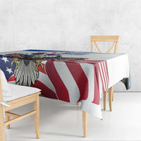 Scottish American Heritage Month Tablecloth Thistle And American Eagle