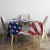 Scottish American Heritage Month Tablecloth Thistle And American Eagle
