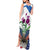 Scottish American Heritage Month Tank Maxi Dress Thistle And American Eagle