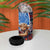 Scottish Tartan 4 in 1 Can Cooler Tumbler Highland Cow Playing Bagpipes