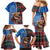 Scottish Tartan Family Matching Mermaid Dress and Hawaiian Shirt Highland Cow Playing Bagpipes
