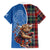 Scottish Tartan Family Matching Summer Maxi Dress and Hawaiian Shirt Highland Cow Playing Bagpipes
