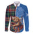 Scottish Tartan Family Matching Summer Maxi Dress and Hawaiian Shirt Highland Cow Playing Bagpipes