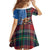 Scottish Tartan Family Matching Tank Maxi Dress and Hawaiian Shirt Highland Cow Playing Bagpipes