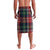 Scottish Tartan Lavalava Highland Cow Playing Bagpipes