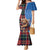 Scottish Tartan Mermaid Dress Highland Cow Playing Bagpipes