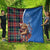 Scottish Tartan Quilt Highland Cow Playing Bagpipes