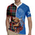 Scottish Tartan Rugby Jersey Highland Cow Playing Bagpipes