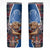Scottish Tartan Skinny Tumbler Highland Cow Playing Bagpipes