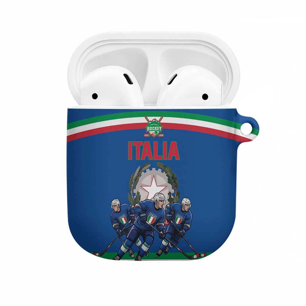 Italy Hockey AirPods Case Italia Hockey Pride Vintage Blue