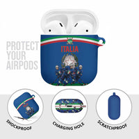 Italy Hockey AirPods Case Italia Hockey Pride Vintage Blue