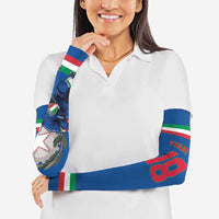 Italy Hockey Custom Arm Sleeves Italia Hockey Pride Vintage Blue