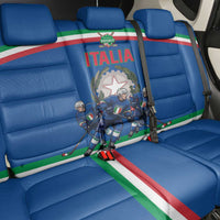 Italy Hockey Back Car Seat Cover Italia Hockey Pride Vintage Blue