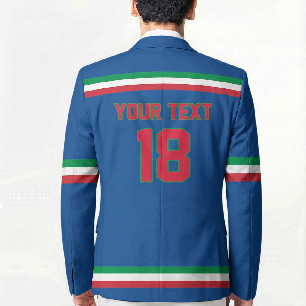 Italy Hockey Custom Blazer Italia Hockey Pride Vintage Blue
