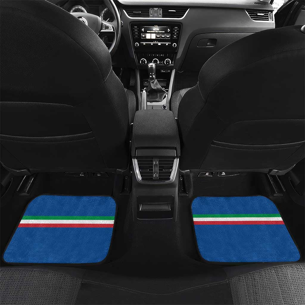 Italy Hockey Custom Car Mats Italia Hockey Pride Vintage Blue