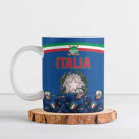 Italy Hockey Custom Ceramic Mug Italia Hockey Pride Vintage Blue