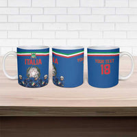 Italy Hockey Custom Ceramic Mug Italia Hockey Pride Vintage Blue