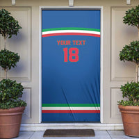 Italy Hockey Custom Door Cover Italia Hockey Pride Vintage Blue