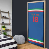 Italy Hockey Custom Door Cover Italia Hockey Pride Vintage Blue