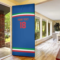 Italy Hockey Custom Door Cover Italia Hockey Pride Vintage Blue