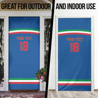 Italy Hockey Custom Door Cover Italia Hockey Pride Vintage Blue