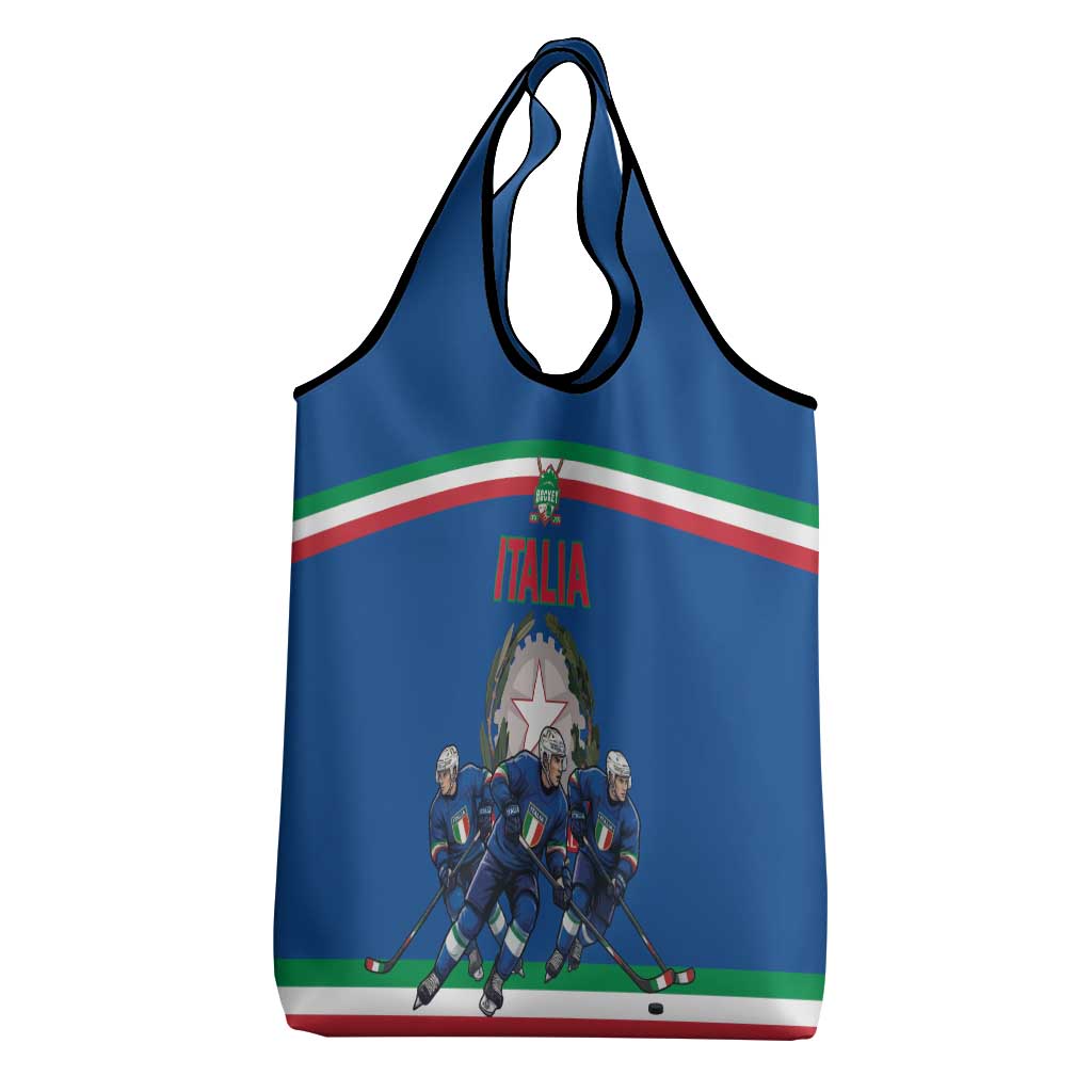 Italy Hockey Grocery Bag Italia Hockey Pride Vintage Blue