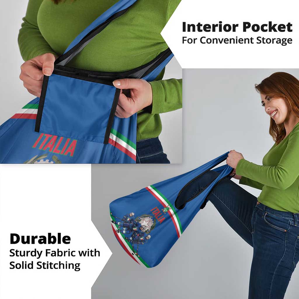 Italy Hockey Grocery Bag Italia Hockey Pride Vintage Blue