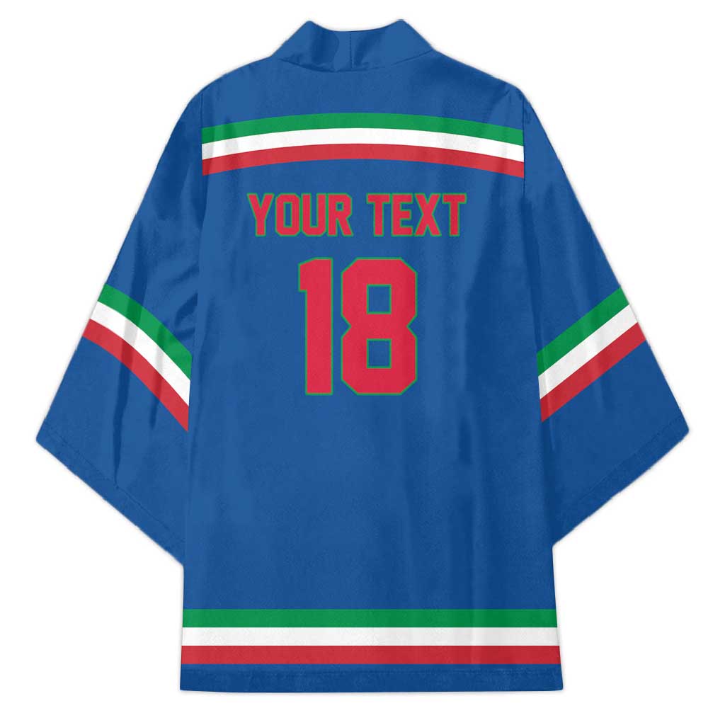 Italy Hockey Custom Kimono Italia Hockey Pride Vintage Blue