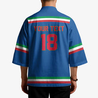 Italy Hockey Custom Kimono Italia Hockey Pride Vintage Blue