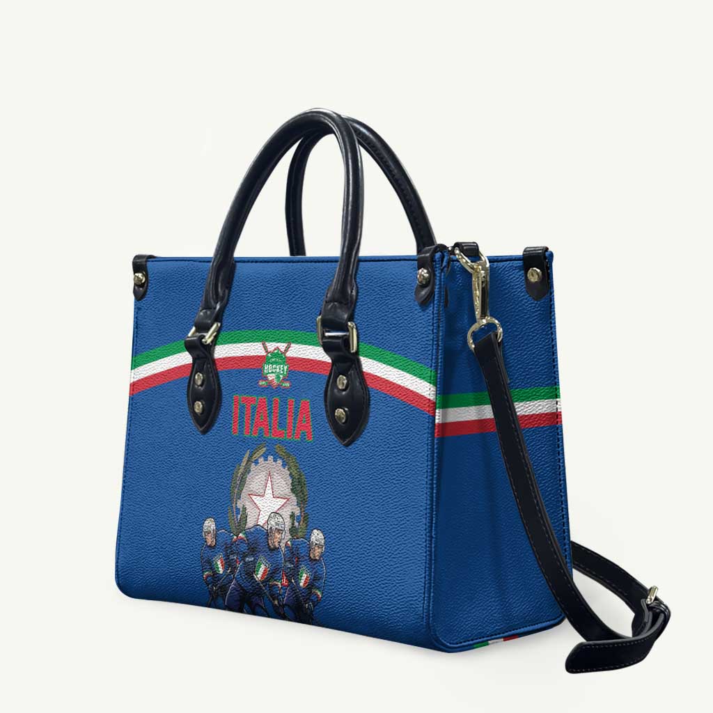 Italy Hockey Leather Bag Italia Hockey Pride Vintage Blue