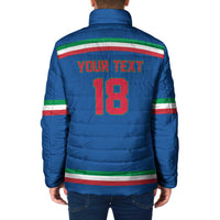Italy Hockey Custom Padded Jacket Italia Hockey Pride Vintage Blue
