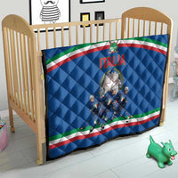 Italy Hockey Quilt Italia Hockey Pride Vintage Blue